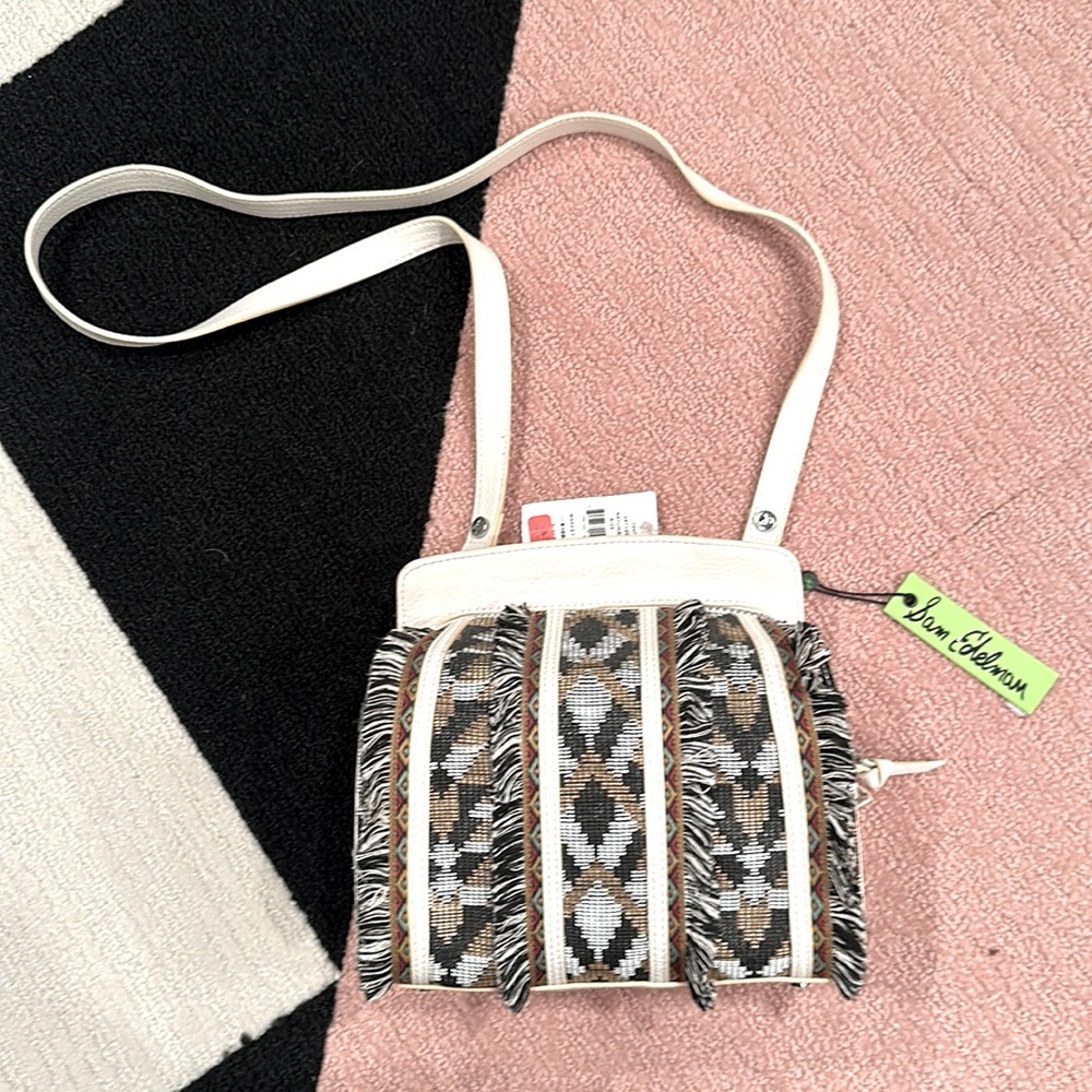 NWT Sam Edelman Boho Woven Purse